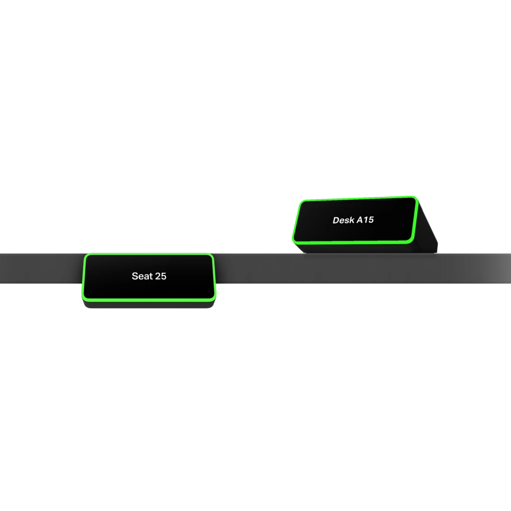 Biamp Evoko Kleeo Desk Manager 6-pack Desk Scheduling Panel - view 5
