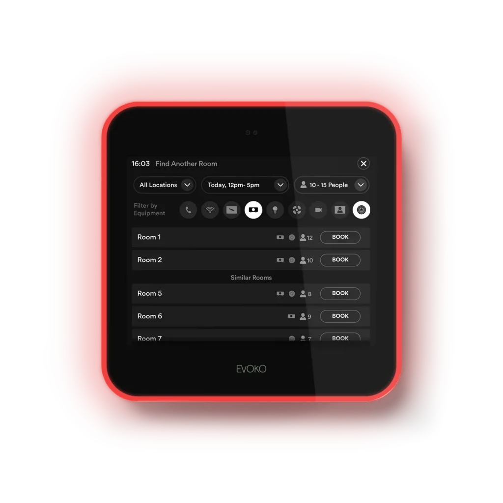 Biamp Evoko Liso Room Manager Room Scheduling Panel - view 5