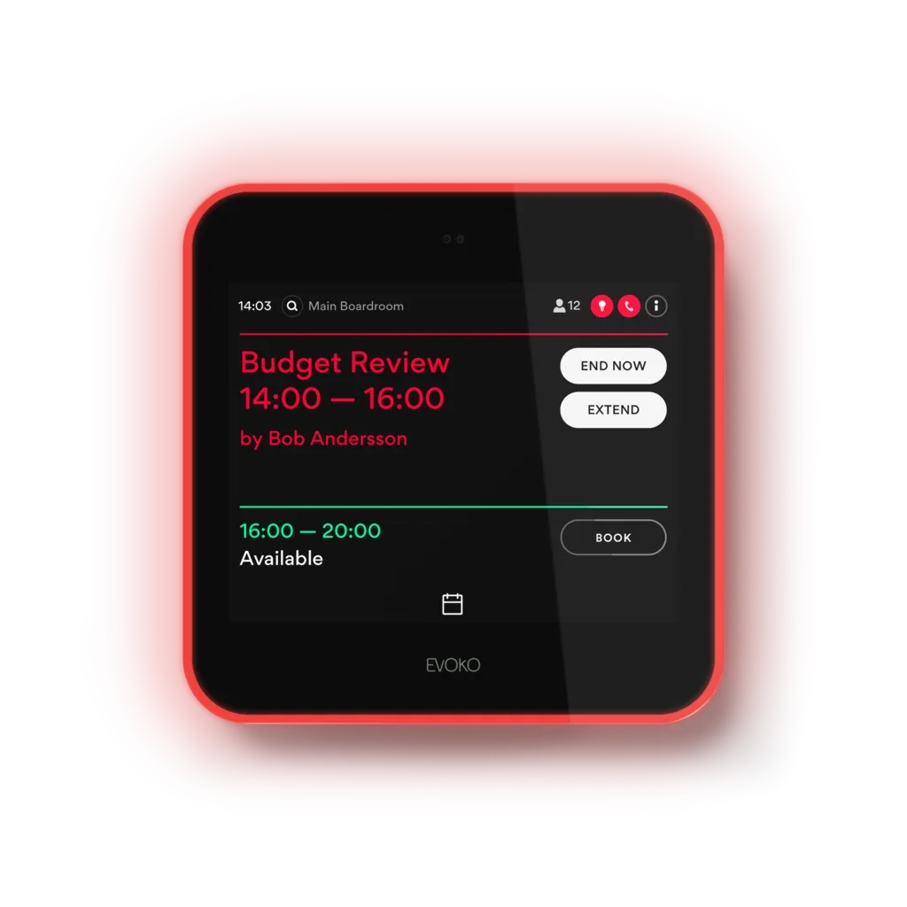 Biamp Evoko Liso Room Manager Room Scheduling Panel - view 6