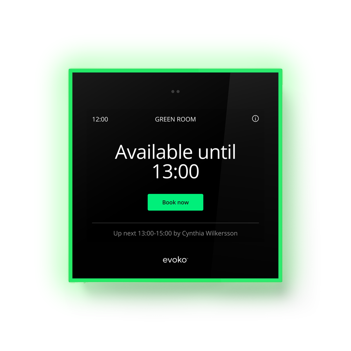 Biamp Evoko Naso Room Scheduling Panel