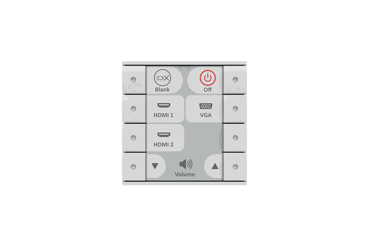 Biamp Impera Echo Plus 8EUB Black Keypad