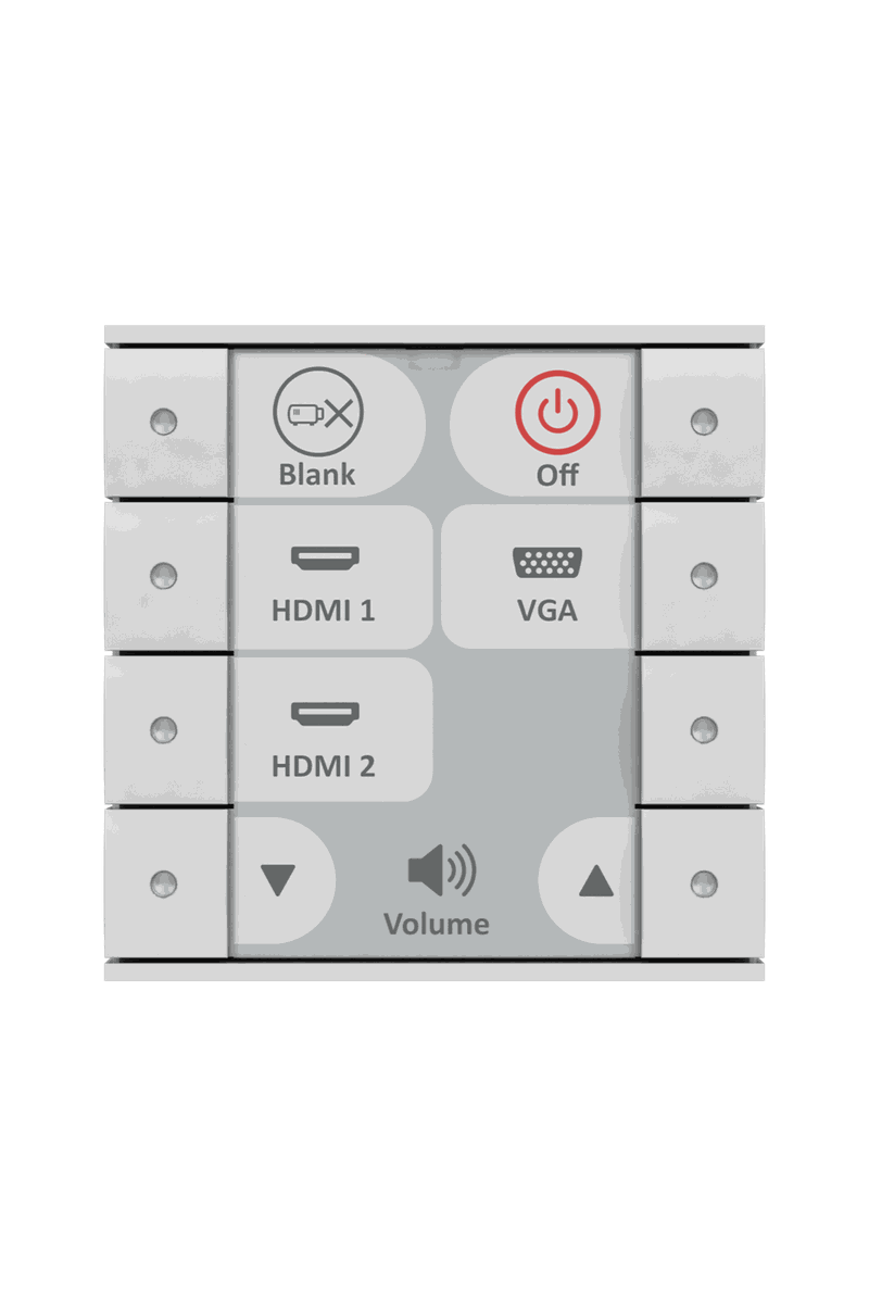 Biamp Impera Echo Plus 8EUW (White) Keypad