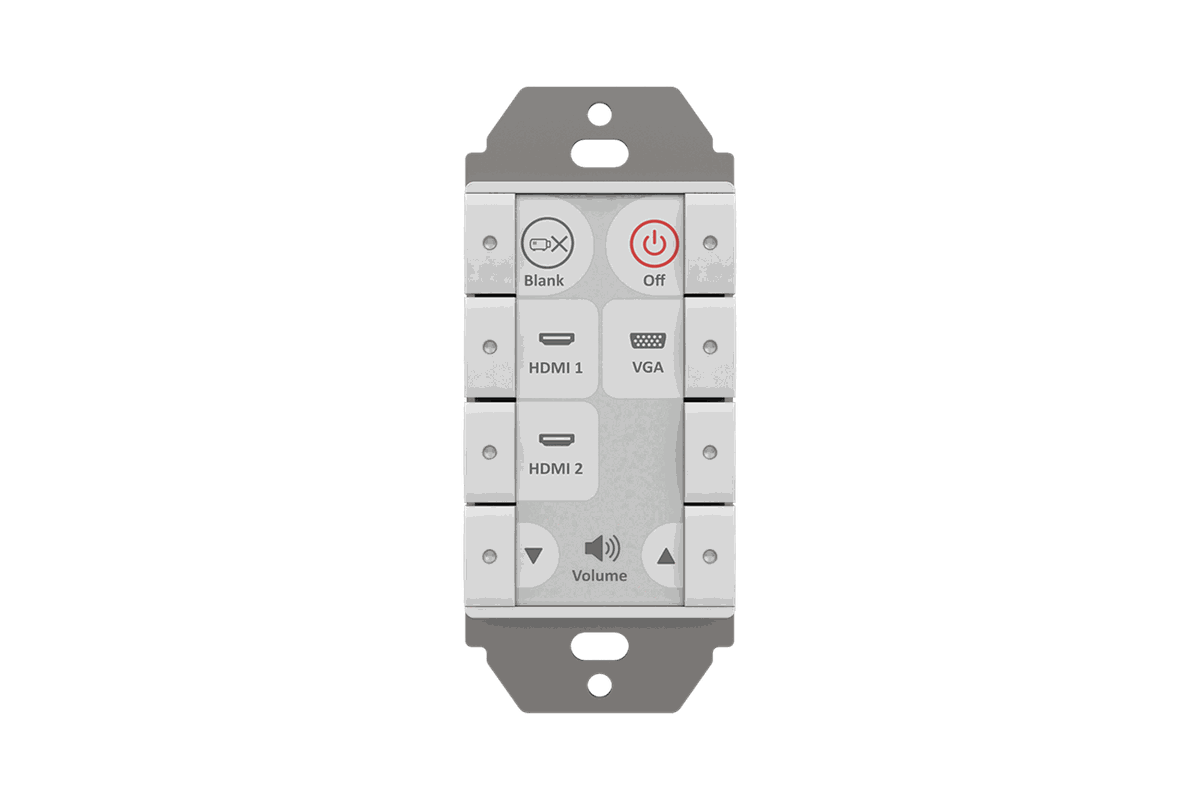 Biamp Impera Echo Plus 8USW White Keypad
