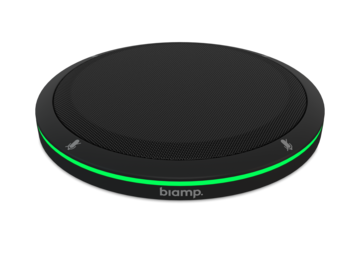 Biamp Parle TTM-X Tabletop Beamtracking Microphone, Black