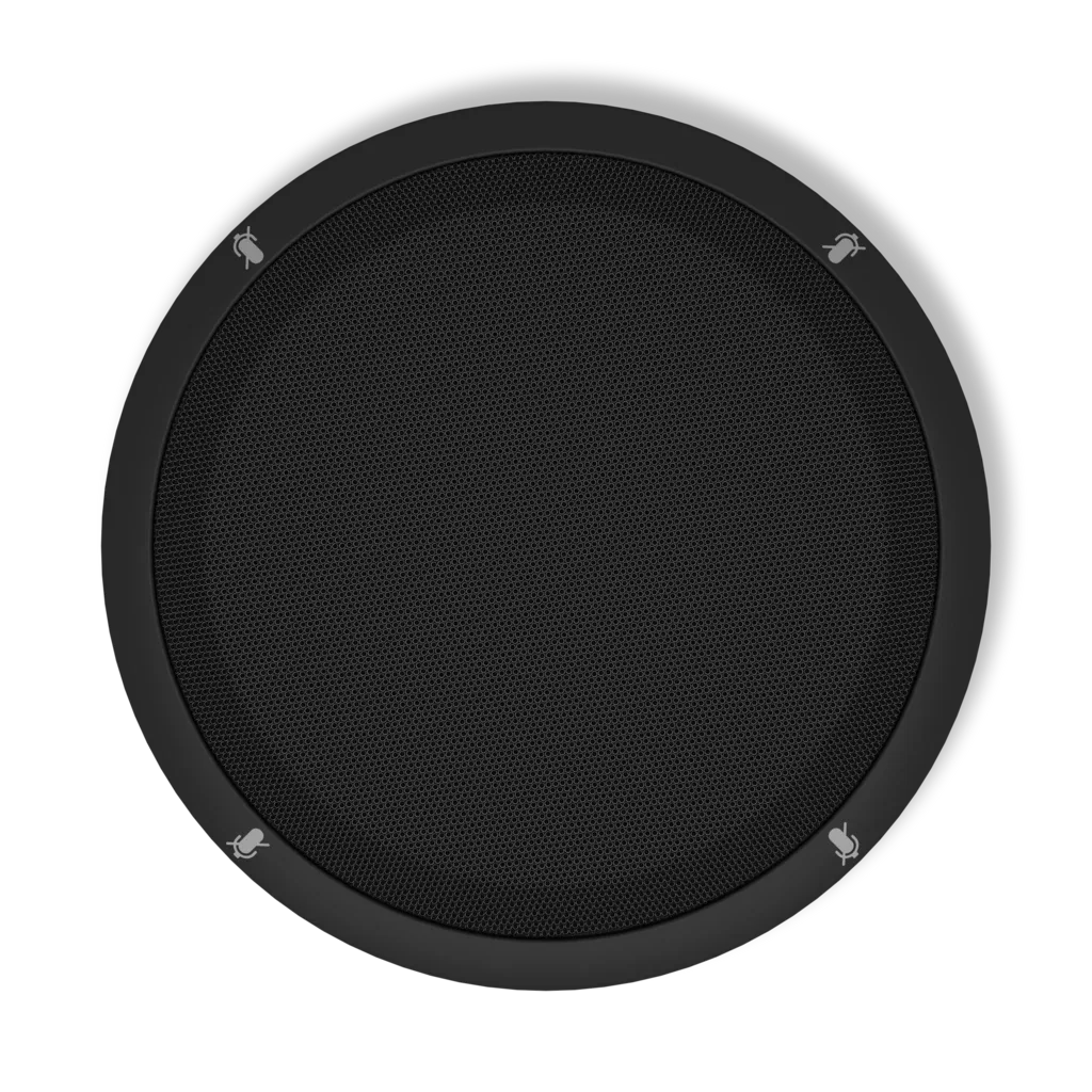 Biamp Parle TTM-XEX (Black) Beamtracking Tabletop Microphone - view 4