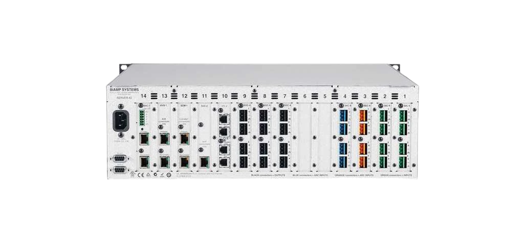 Biamp Tesira SERVER-IO AVB Configurable I/O DSP - view 4