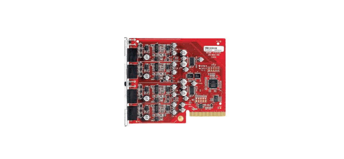 Tesira SOC-4 4-Channel Line Level Modular Output Card