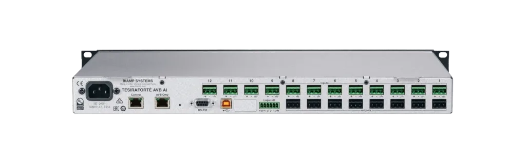 Biamp TesiraFORTE AVB AI Audio DSP - view 2