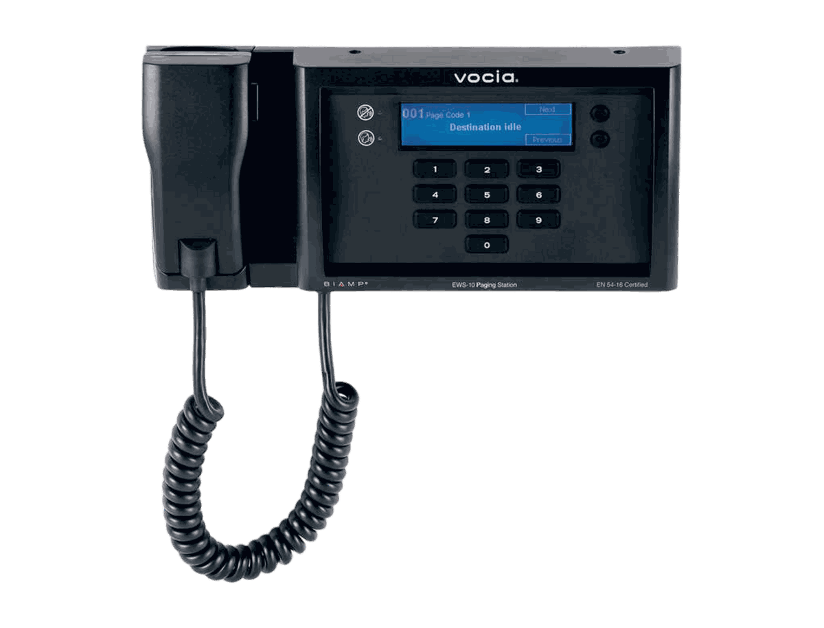 Biamp Vocia EWS-10 Wall Station