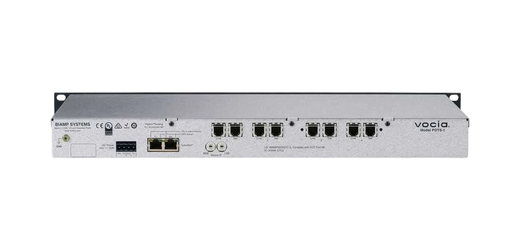 Biamp Vocia POTS-1-2 Input / Output Device - view 2