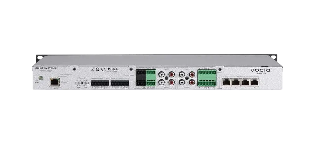 Biamp Vocia VI-6 Input / Output Device - view 2