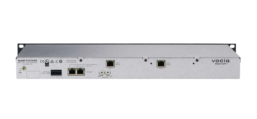 Biamp Vocia VOIP-1-2 Input / Output Device - view 2