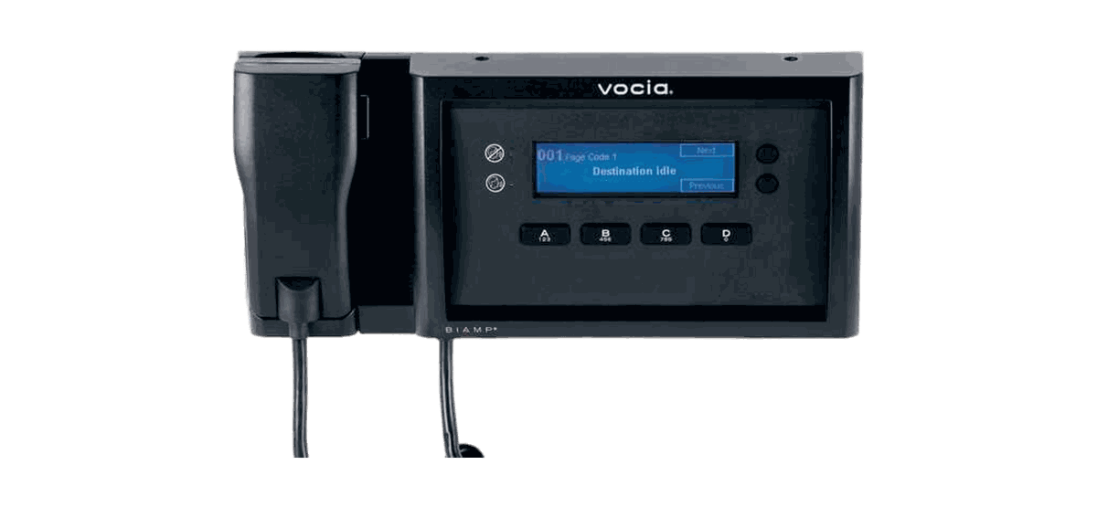 Biamp Vocia WS-4 Wall Station