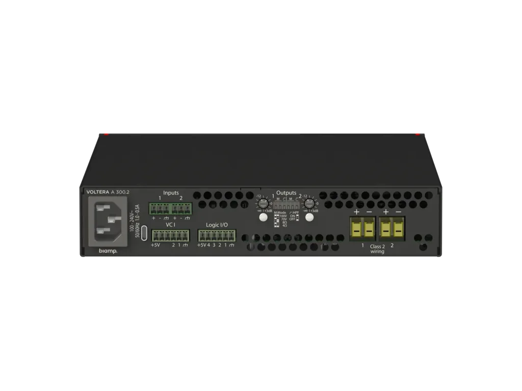 Biamp Voltera A 300.2 Amplifier - view 2