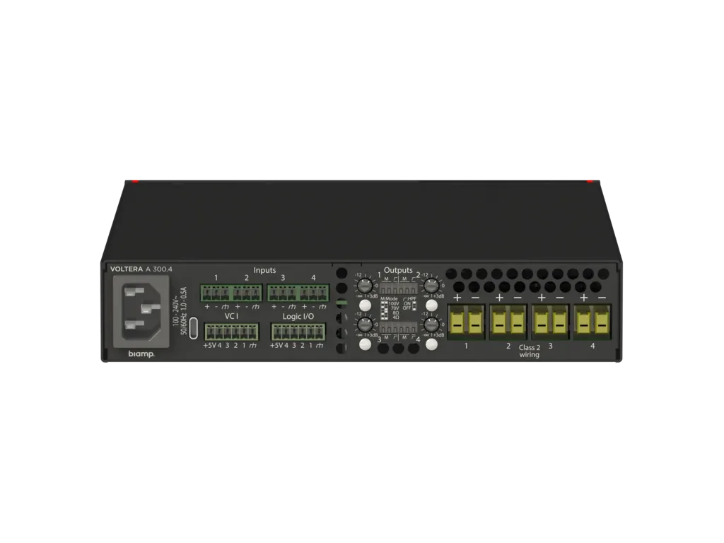 Biamp Voltera A 300.4 Amplifier - view 2