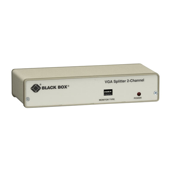 Black Box AC056AE-R4 Video Splitter - VGA, 2-Channel, 230-VAC