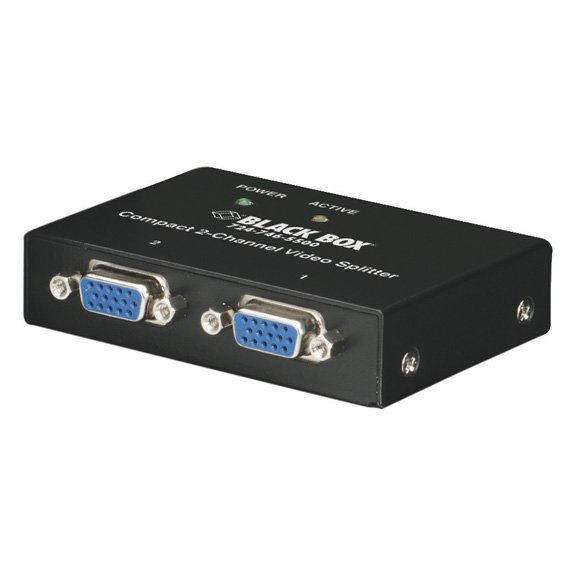 Black Box AC1056A-2 Compact Video Splitter - VGA, 2-Channel product image