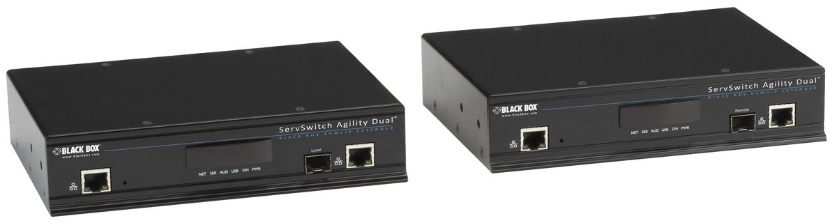 Black Box ACR1002A-R ServSwitch Agility KVM-over-IP Receiver - Dual-Head Dual-Link DVI-D, USB 2.0