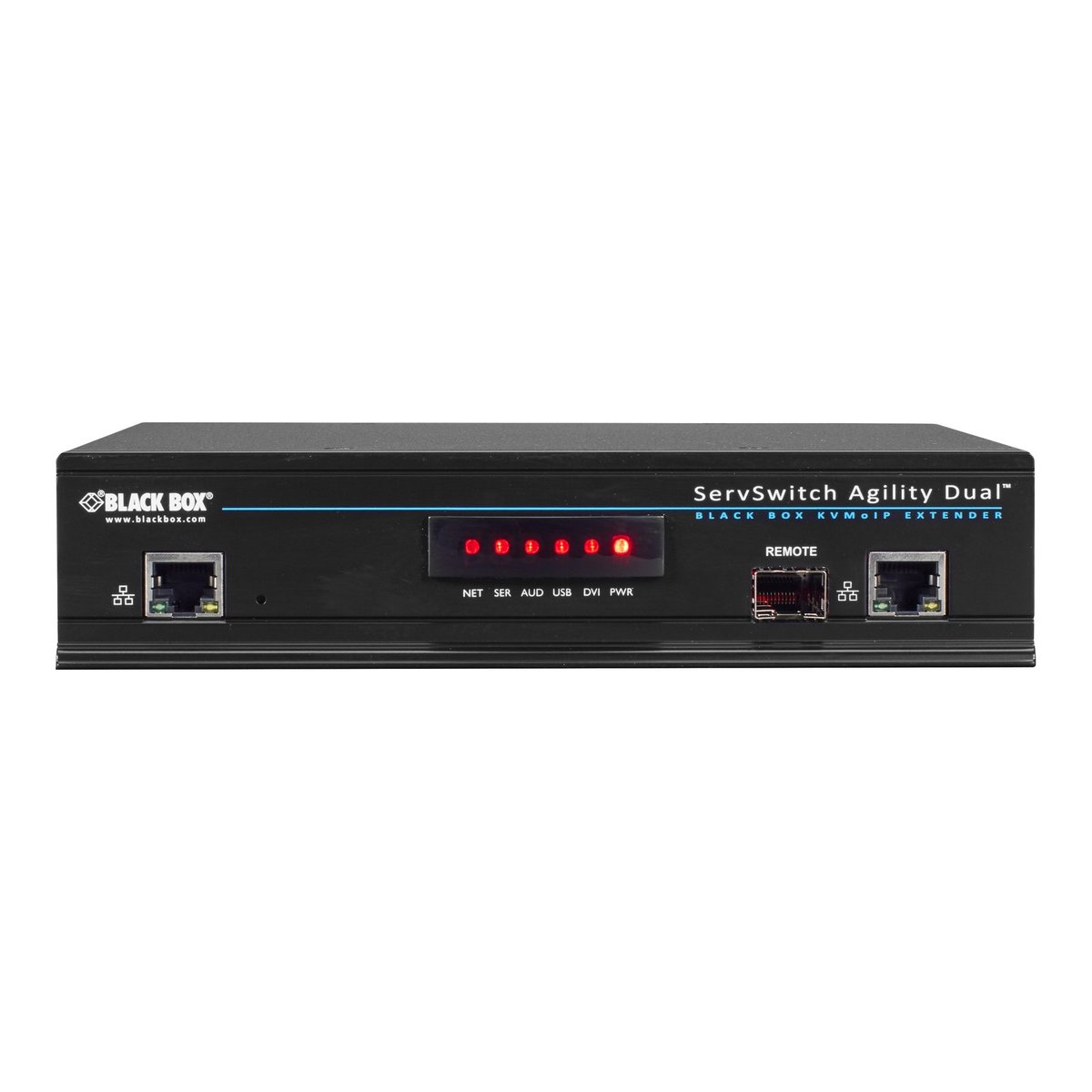 Black Box ACR1002A-R ServSwitch Agility KVM-over-IP Receiver - Dual-Head Dual-Link DVI-D, USB 2.0 - view 2