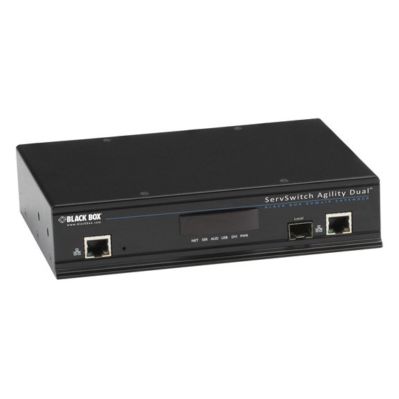 Black Box ACR1002A-T ServSwitch Agility KVM-over-IP Transmitter - Dual-Head Dual-Link DVI-D, USB 2.0