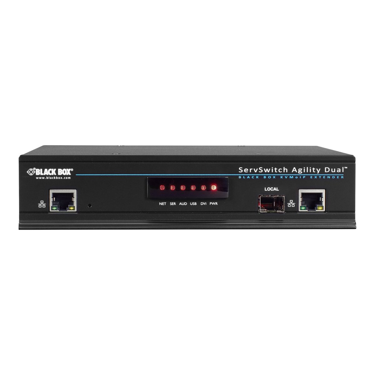 Black Box ACR1002A-T ServSwitch Agility KVM-over-IP Transmitter - Dual-Head Dual-Link DVI-D, USB 2.0 - view 2