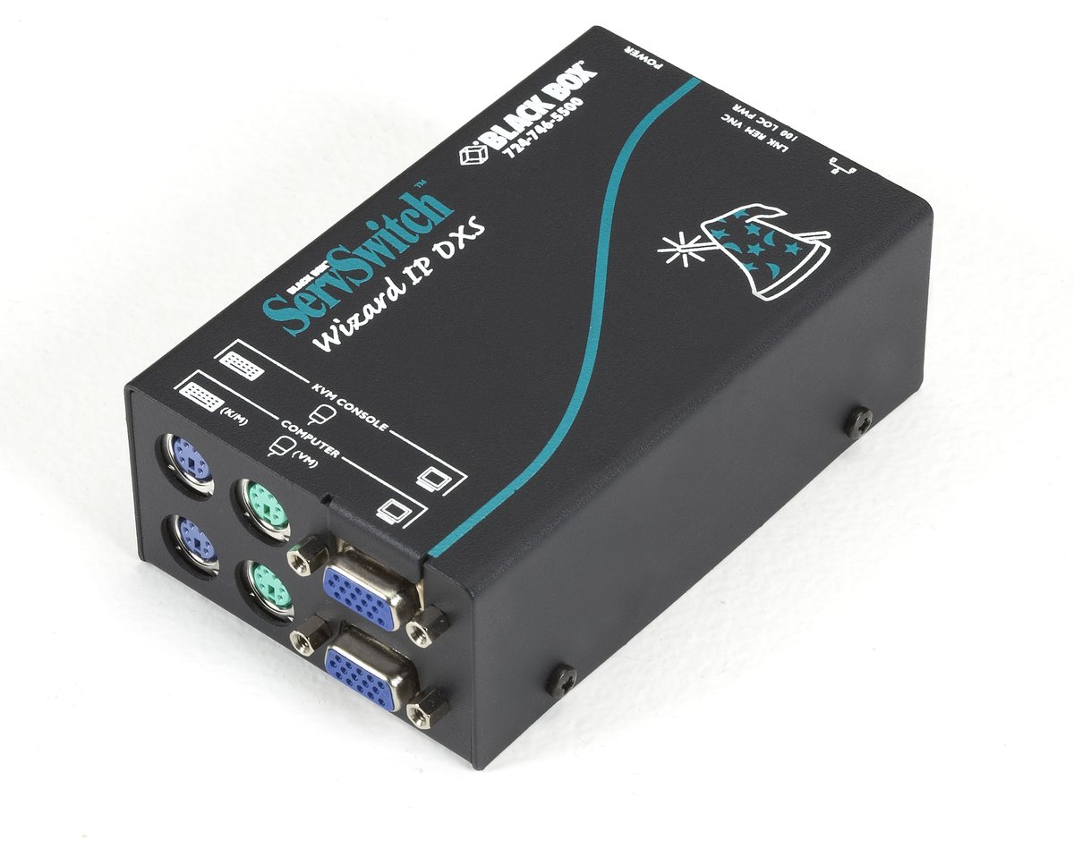 Black Box ACR201A ServSwitch Wizard IP DXS KVM-over-IP Gateway - Dual-Access VGA, PS/2
