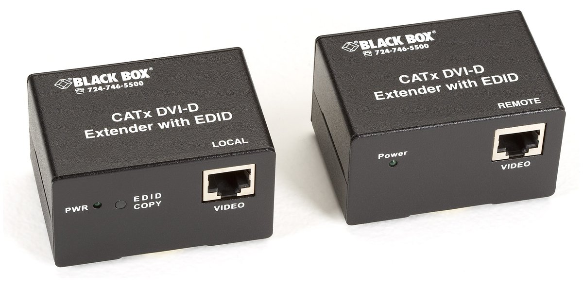 Black Box ACS2001A-R3 CATx DVI-D Single-Link Extender Kit with DDC