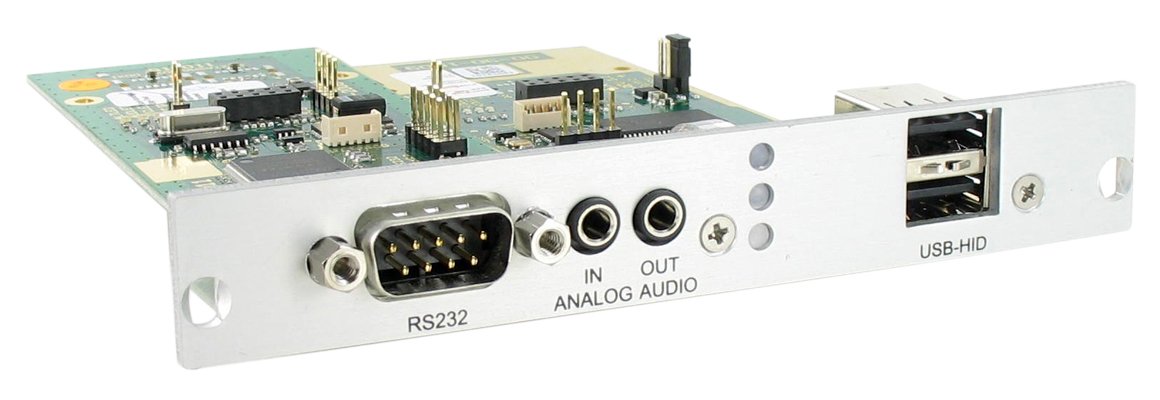 Black Box ACX1MR-ARH KVM Extender Receiver Upgrade Module - Analog Audio (Bi-Directional), RS232, (2) USB-HID, Hot Key Function Available