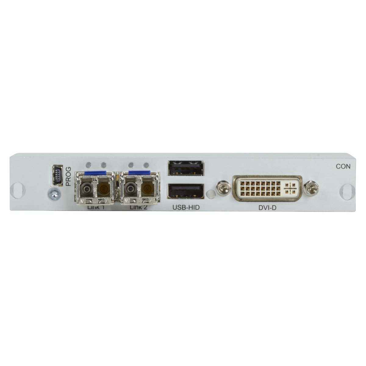 Black Box ACX1MR-DHID-2S Modular KVM Extender Receiver - Single-Monitor, DVI-D, (2) USB-HID, 1G, (2) Redundant Singlemode Fiber - view 2