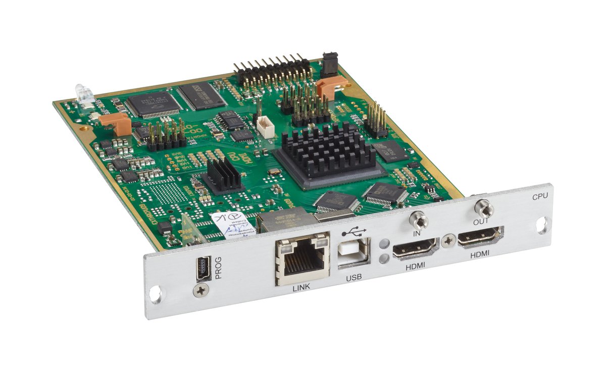 Black Box ACX1MT-HDM2-C Modular KVM Extender Transmitter - Single-Monitor, HDMI, Local Out, (2) USB-HID, 1G, (1) CATx