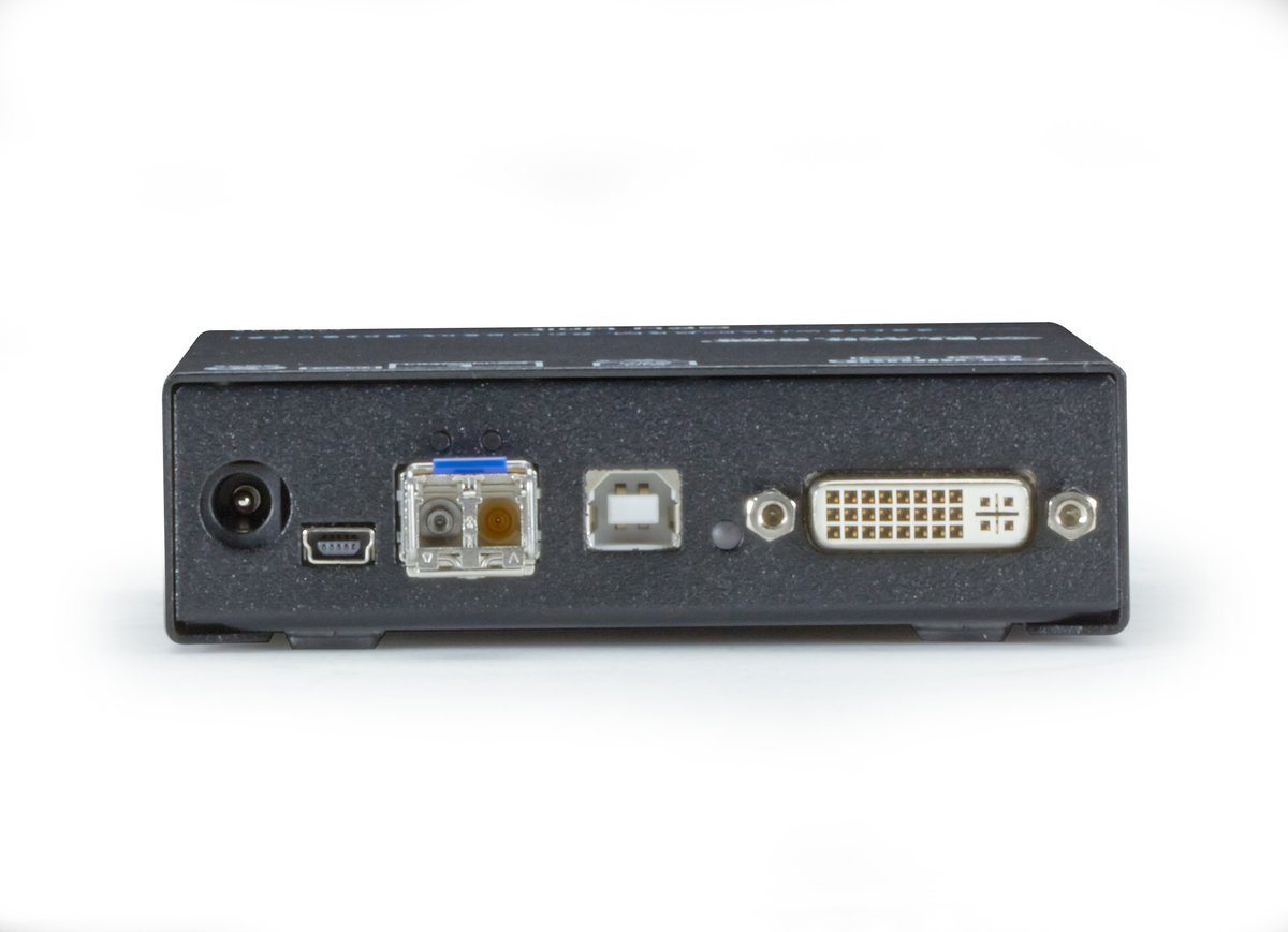Black Box ACX1T-11-SM KVM Extender Transmitter - Single-Monitor, DVI-D, (2) USB-HID, 1G, (1) Singlemode Fiber - view 2