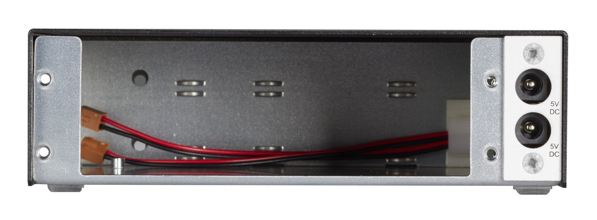 Black Box ACXMODH2R-R2 Modular KVM Extender Chassis - 2-Slot, External Power Supply, External Redundancy Option, (2) 2.5-mm Barrel Connectors for Power - view 2