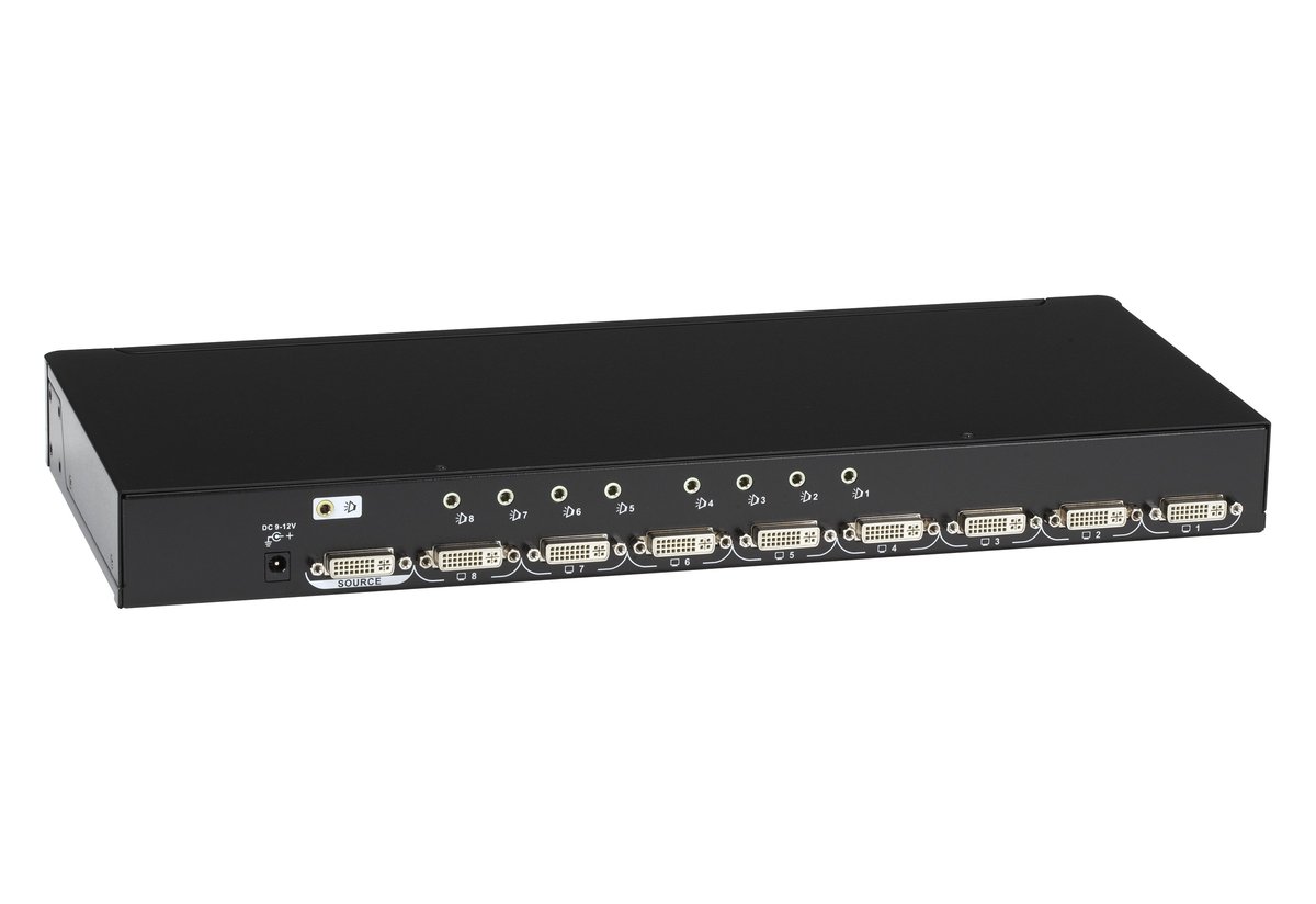 Black Box AVSP-DVI1X8 DVI-D Splitter with Audio and HDCP, 1 x 8 - view 2