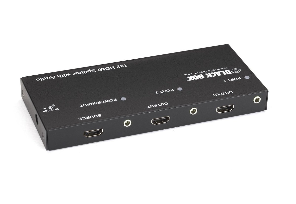 Black Box AVSP-HDMI1X2 HDMI Splitter with Audio, 1 x 2 - view 2