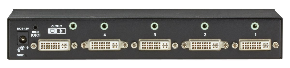 Black Box AVSW-DVI4X1 DVI Switch with Audio, 4 x 1 - view 2