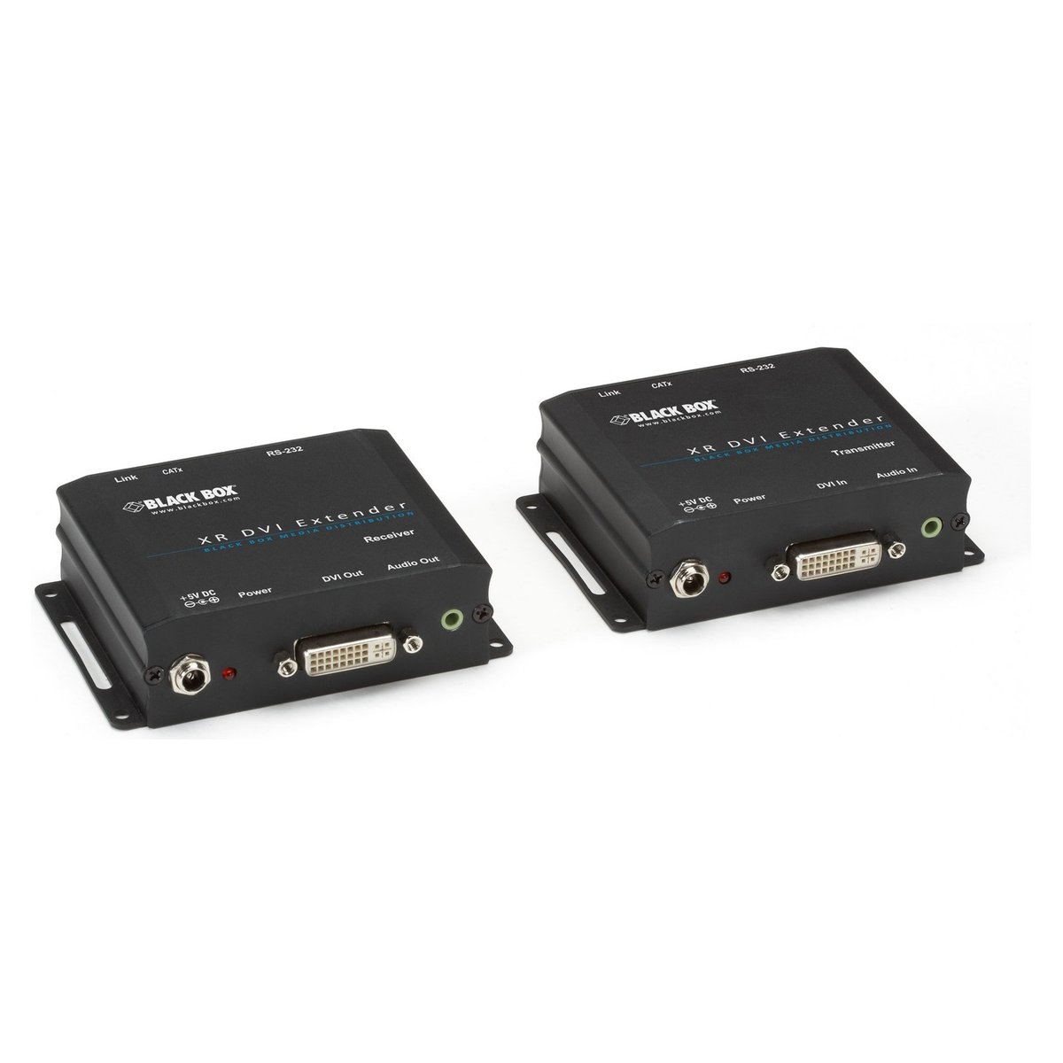 Black Box AVX-DVI-TP-100M XR DVI-D Extender with Audio, RS232 and HDCP