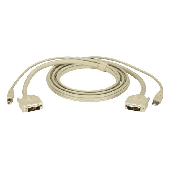 Black Box EHN900024U-0015 KVM CPU Cable - DVI-I, USB, 15-ft. (4.5-m)
