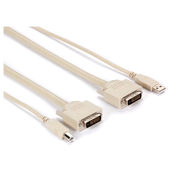 Black Box EHN900025U-0015 KVM CPU Cable - DVI-D, USB, 15-ft. (4.6-m)