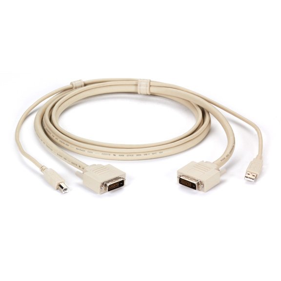 Black Box EHN900025U-0015 KVM CPU Cable - DVI-D, USB, 15-ft. (4.6-m) - view 2