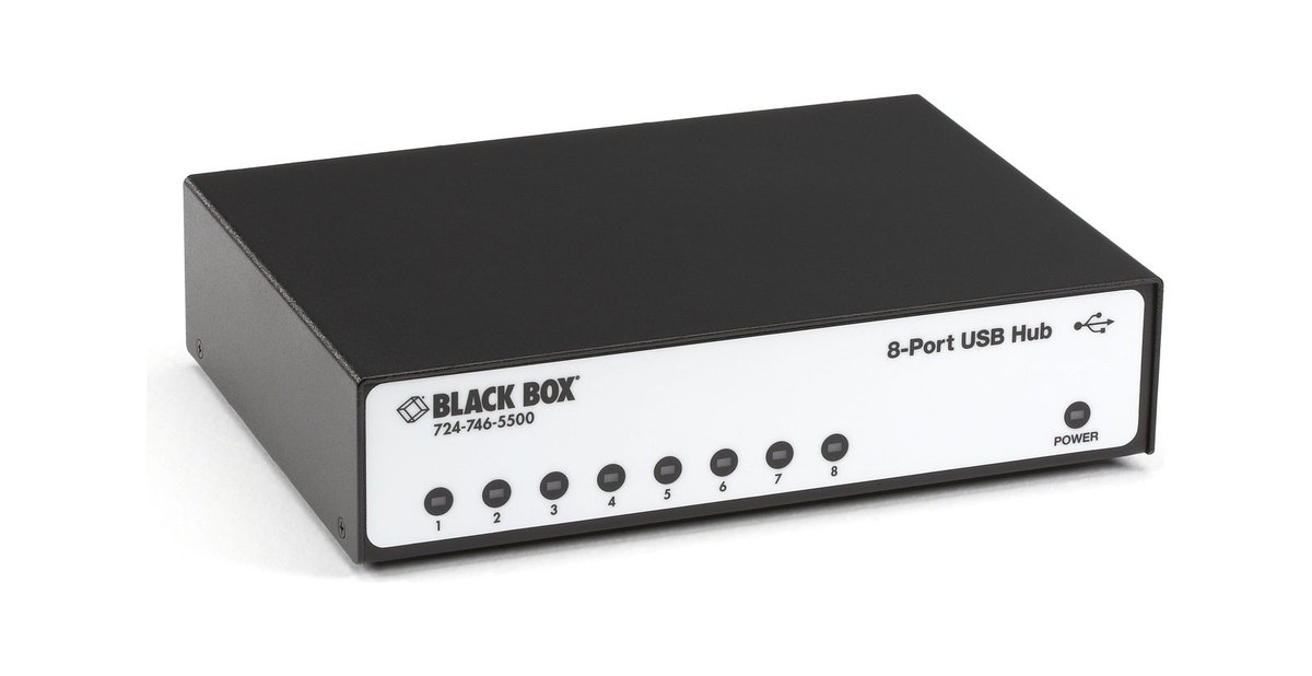 Black Box IC1023A USB to RS232 Converter - DB9, 8-Port
