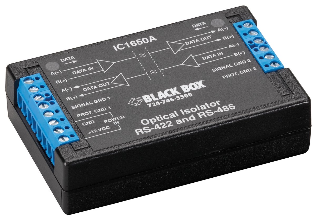 Black Box IC1650A-US Async RS422/485 Repeater - (2) Terminal Block