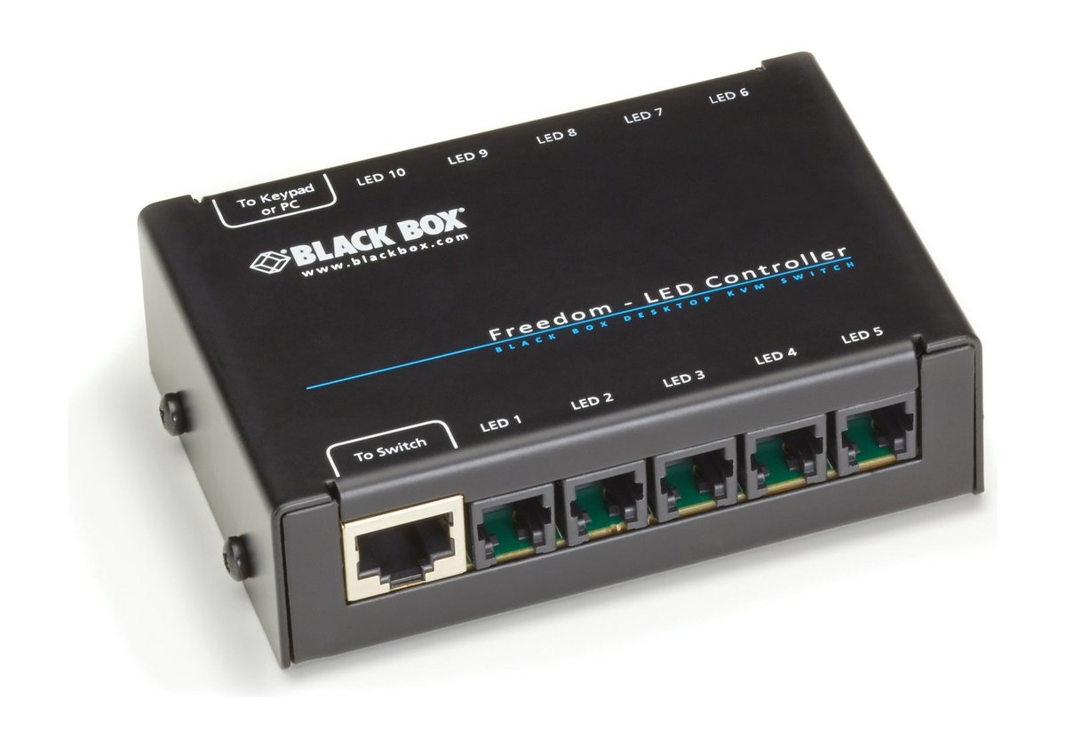 Black Box KV0004A-LED Freedom KVM Switch LED Monitor Identification Kit