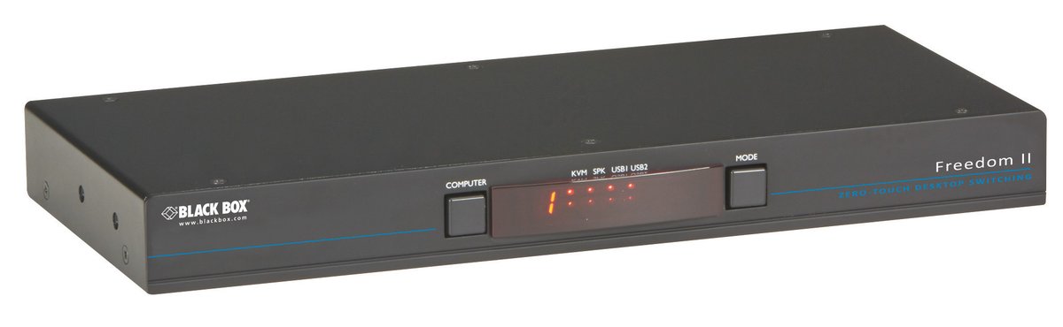 Black Box KV0004A-R2 KM Switch with Glide and Switch Mouse Switching - 4-Port