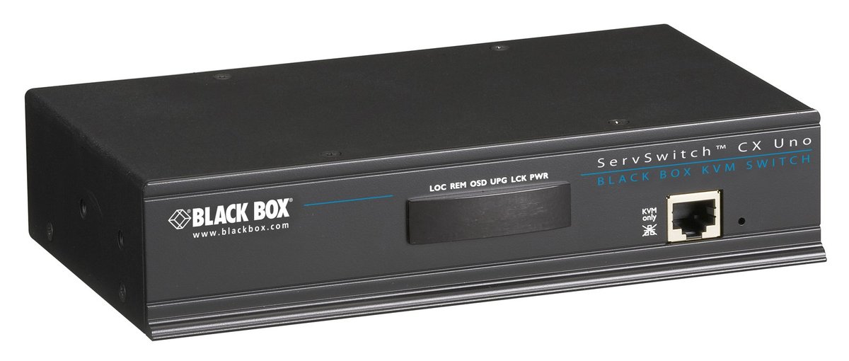 Black Box KV0081A ServSwitch CX Uno 8-Port CATx KVM Switch