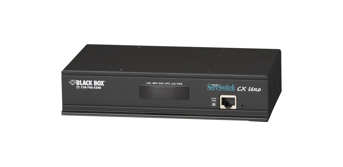 Black Box KV0161A ServSwitch CX Uno 16-Port CATx KVM Switch product image