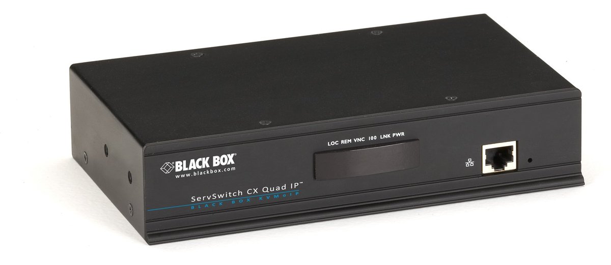 Black Box KV4161A ServSwitch CX Quad IP 16-Port CATx KVM Switch