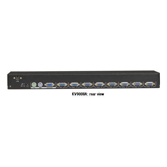 Black Box KV9008A ServSwitch EC 8-Port KVM Switch, VGA and PS/2 - view 2