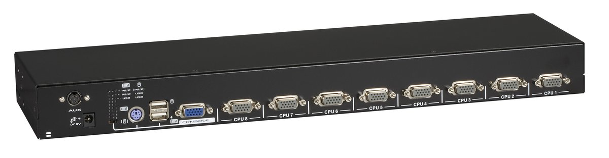 Black Box KV9208A ServSwitch EC 8-Port KVM Switch, VGA with PS/2 or USB - view 2
