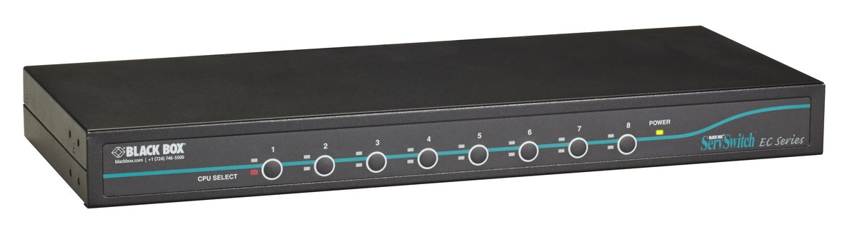 Black Box KV9508A ServSwitch EC 8-Port DVI KVM Switch, USB