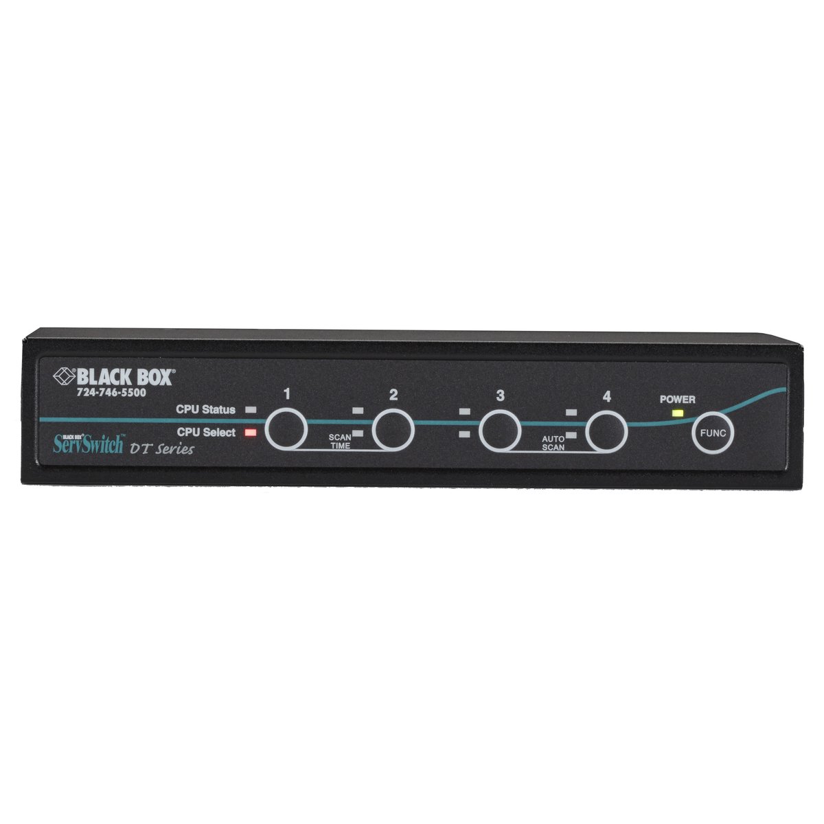 Black Box KV9614A Desktop KVM Switch - DVI-D with Emulated USB Keyboard/Mouse, 4-Port - view 2